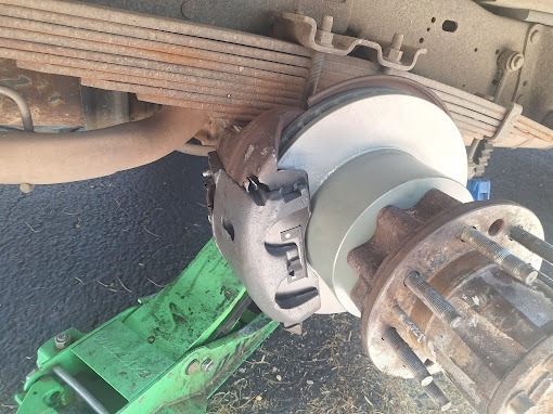 Rear drum and disc brake service